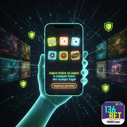 A imagem ilustra acessibilidade móvel em jogos de cassino