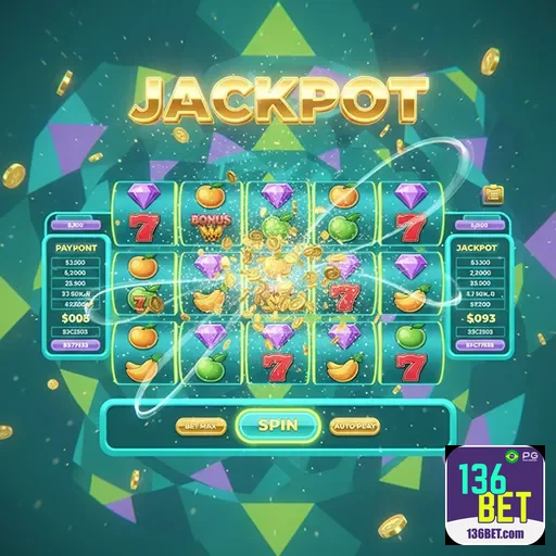Diversos slots na 136bet Brasil oferecem variedade incomparável